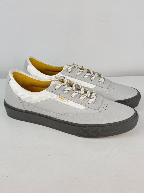 Men\'s 9 - VANS Skate Curren Caples Grey Yellow Shoes - 500714 main image 8